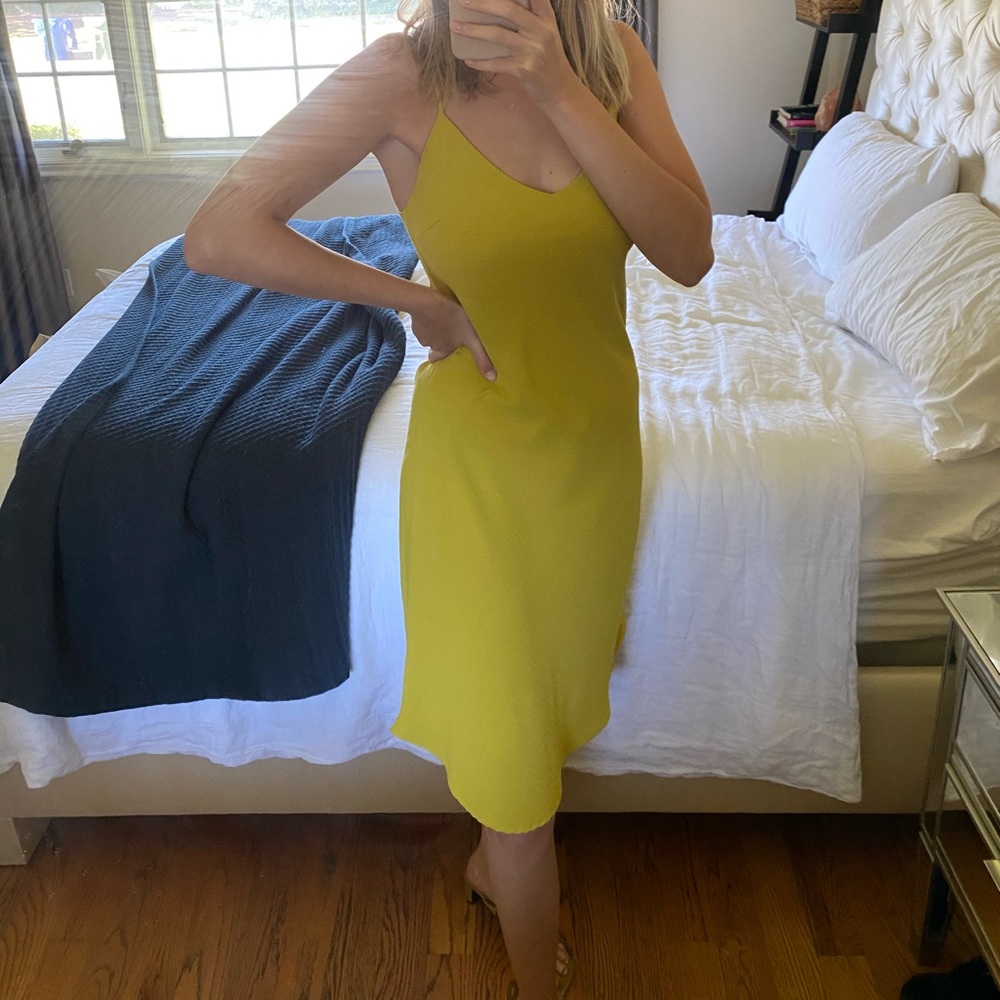Mustard Midi dress